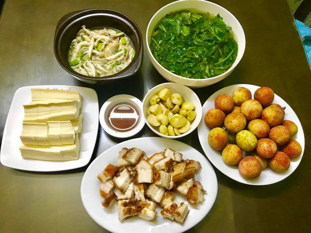 Thực đơn 4 món ăn thanh mát