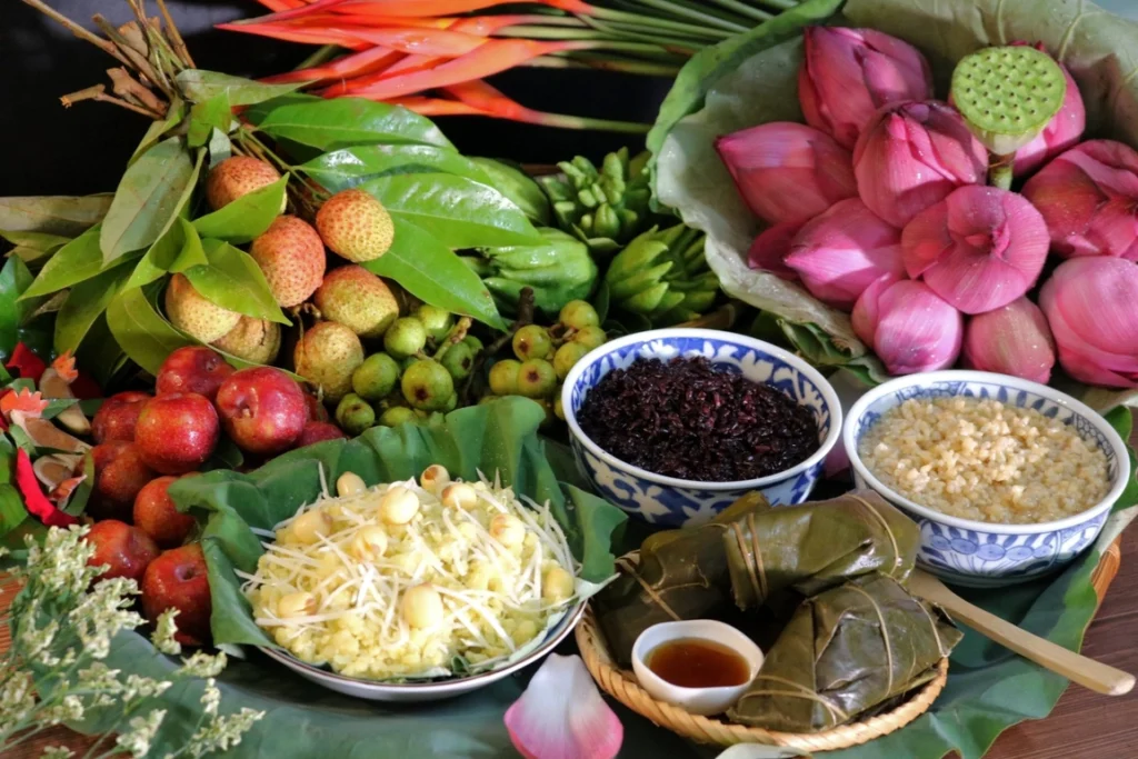 Những món ăn đặc trưng trong mâm cỗ Tết Đoan Ngọ